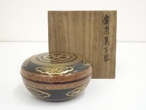 ANTIQUE JAPANESE CERAMICS / SWEETS BOWL / LACQUERED